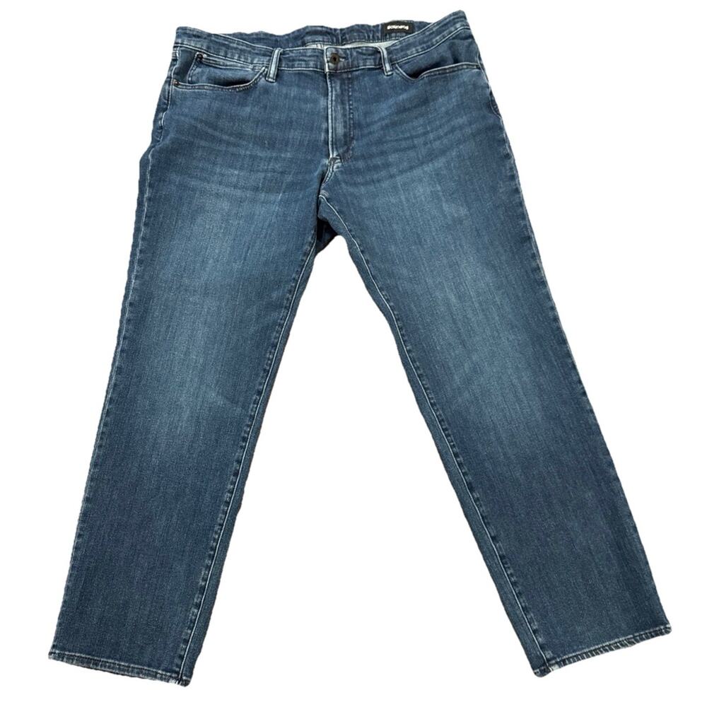Bonobos Mens Slim Fit Jeans 38x32 Dark Wash Blue Stretch Jeans